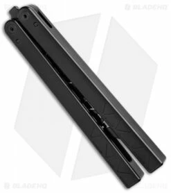 Glidr Original 2 Carbon Series Butterfly Trainer Onyx Black (4.25" Black) -Kershaw Sales Shop Glidr Original 2 Carbon Series Butterfly Trainer Onyx Black Black BHQ 104160 jr side