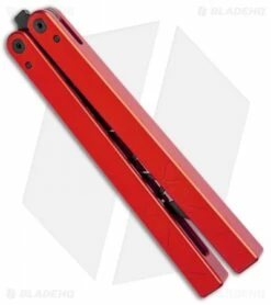 Glidr Original 2 Carbon Series Butterfly Trainer Ruby Red (4.25" Black) -Kershaw Sales Shop Glidr Original 2 Carbon Series Butterfly Trainer Ruby Red Black BHQ 104154 jr side