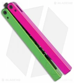 Glidr Original 2 Carbon Series Butterfly Trainer Watermelon (4.25" Black) 7 Glidr Original 2 Carbon Series Butterfly Trainer Watermelon (4.25" Black) -Kershaw Sales Shop Glidr Original 2 Carbon Series Butterfly Trainer Watermelon Black BHQ 104167 jr side