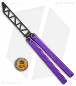 Glidr Original 4 Carbon Series Butterfly Trainer Dragon Purple (4.25" Black) -Kershaw Sales Shop Glidr Original 3 Carbon Series Butterfly Trainer Dragon Purple Black BHQ 104163 jr bottlecap