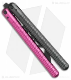 Glidr SAHARA Series Butterfly Trainer Dark Rose (4.25" Black) -Kershaw Sales Shop Glidr SAHARA Series Butterfly Trainer DARK ROSE 4.25 Black BHQ 117300 LS Side