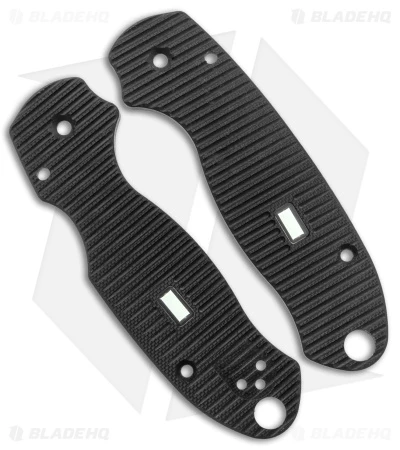 Glow Rhino Spyderco Paramilitary 3 Black G-10 Scales - Green Tritium 1 Glow Rhino Spyderco Paramilitary 3 Black G-10 Scales - Green Tritium