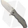 HTM Darrel Ralph Large Gun Hammer Bowie Spring Assisted Knife Gray (3.8" SW)