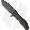 HTM Darrel Ralph Gun Hammer Bowie Spring Assisted Knife Black (3.5" Black)