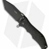 HTM Darrel Ralph Large Gun Hammer Tanto Spring Assisted Knife Black (3.8" Black)
