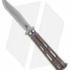 Hinderer Knives Nieves V3 Balisong Butterfly Knife Bronze Ti (Working Finish)