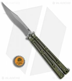 Hom Design Basilisk-R Balisong Knife Standard Issue Green G-10 (4.625" BB) 8 Hom Design Basilisk-R Balisong Knife Standard Issue Green G-10 (4.625" BB) -Kershaw Sales Shop Hom Design Basilisk R Balisong Grn G 10 BHQ 68744 jr bottlecap