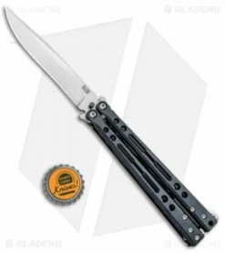 Hom Design PVD Specter Titanium Balisong Butterfly Knife (4.4" Satin) -Kershaw Sales Shop Hom Design PVD Specter Ti Balisong Butterfly Knife Satin BHQ 25889 jr bottlecap 2