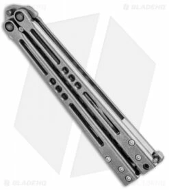 Hom Design Prodigy Trainer Mod.B Titanium Balisong Butterfly Knife -Kershaw Sales Shop Hom Design Prodigy Trainer Mod.B Ti Balisong Butterfly BHQ 26791 jr side