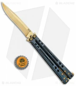 Hom Design Specter Elite Titanium Balisong Butterfly Knife (4.4" Gold) 7 Hom Design Specter Elite Titanium Balisong Butterfly Knife (4.4" Gold) -Kershaw Sales Shop Hom Design Specter Elite Ti Balisong Butterfly Gold BHQ 92869 jr bottlecap