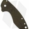Karbadize Pilar Replacement Scales - Green Linen Micarta