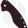 Karbadize CRKT Pilar Replacement Scale - Red Canvas Micarta
