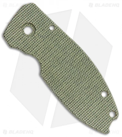 Karbadize CRKT Squid Replacement Scale - OD Green Canvas Micarta 1 Karbadize CRKT Squid Replacement Scale - OD Green Canvas Micarta