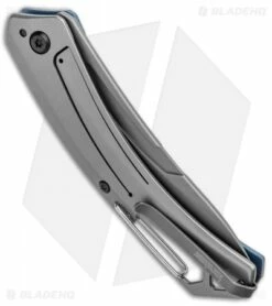 Kershaw Reverb XL Frame Lock Knife Carabiner CF/G-10 (3" Gray) 1225 -Kershaw Sales Shop Kersahw Reverb XL FL Carabiner CF G 10 Gray 1225 BHQ 94081 jr side