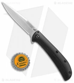 Kershaw Al Mar AM-3 Assisted Opening Knife Black G-10 (3" Satin) -Kershaw Sales Shop Kershaw AM 3 black G10 satin BHQ 68823 er size