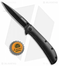 Kershaw Al Mar AM-3 Assisted Opening Knife Black G-10 (3" Black) 2335BLK -Kershaw Sales Shop Kershaw Al Mar AM 3 Black G 10 Black 2335BLK BHQ 71074 jr bottlecap