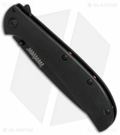 Kershaw Al Mar AM-4 Assisted Opening Knife Black G-10 (3.5" Black) 2330BLK -Kershaw Sales Shop Kershaw Al Mar AM 4 black G10 black BHQ 71078 er spine