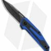 Kershaw Anso Fraxion Liner Lock Knife CF/Blue G-10 (2.75" Black SW) 1160BLUBW