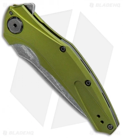 Kershaw Bareknuckle Sub-Frame Lock Knife OD Green (3.5" BlackWash) 7777OLBW 2 Kershaw Bareknuckle Sub-Frame Lock Knife OD Green (3.5" BlackWash) 7777OLBW - Image 2