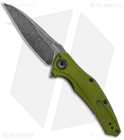 Kershaw Bareknuckle Sub-Frame Lock Knife OD Green (3.5" BlackWash) 7777OLBW 1 Kershaw Bareknuckle Sub-Frame Lock Knife OD Green (3.5" BlackWash) 7777OLBW
