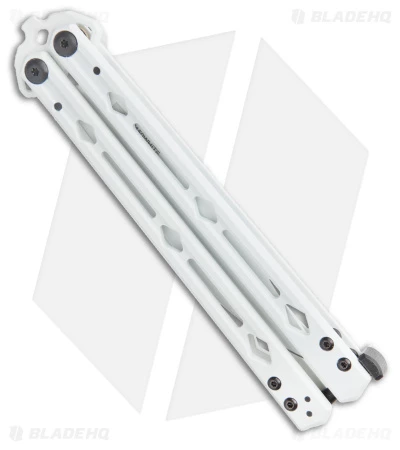 Kershaw Stormtrooper White Lucha Balisong Butterfly Knife (4.5" White) Blade HQ 3 Kershaw Stormtrooper White Lucha Balisong Butterfly Knife (4.5" White) Blade HQ - Image 3