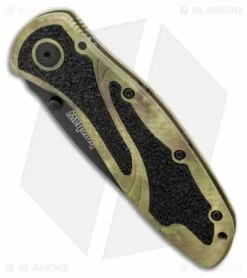 Kershaw Sales Shop -Kershaw Sales Shop Kershaw Blur Assisted Opening Knife Camo 3.375 Black1670CAMO BHQ 37587 LS Spine
