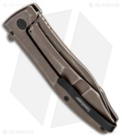 Kershaw Boilermaker Assisted Opening Frame Lock Knife Brown (3.3" Brown) 3475 3 Kershaw Boilermaker Assisted Opening Frame Lock Knife Brown (3.3" Brown) 3475 - Image 3