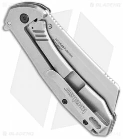 Kershaw Bracket Cleaver Assisted Frame Lock Knife Black G-10 (3.4" SW) 3455 -Kershaw Sales Shop Kershaw Bracket Cleaver Assisted FL Black G 10 SW 3455 BHQ 120536 jr side