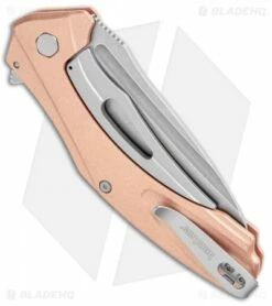 Kershaw Copper Natrix XL Sub-Frame Lock Knife (3.75" Stonewash) 7008CU -Kershaw Sales Shop Kershaw Copper Natrix XL Sub FL SW 7008CU BHQ 105985 jr side