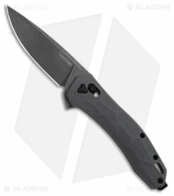 Kershaw Covalent Bar Lock Knife Gray FRN (3.5" Black Stonewash D2) 2042