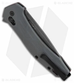 Kershaw Covalent Bar Lock Knife Gray FRN (3.5" Black Stonewash D2) 2042 -Kershaw Sales Shop Kershaw Covalent Knife Gray BW BHQ 178506 jr side