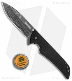 Kershaw Damascus Skyline Liner Lock Knife (3.125") 1760DAM -Kershaw Sales Shop Kershaw Damascus Skyline LL 1760DAM BHQ 3378 jr bottlecap