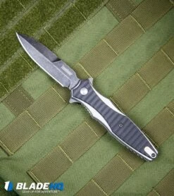 Kershaw Decimus A/O Frame Lock Knife Black GFN (3.25" Blackwash) 1559 -Kershaw Sales Shop Kershaw Decimus A O Frame Lock Knife Black GFN Blackwash 1559 BHQ80575 kp tac vest web