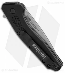 Kershaw Dividend Assisted Opening Knife Black GFN (3" Stonewash) 1812 -Kershaw Sales Shop Kershaw Dividend Black GFN SW 1812 BHQ 52170 jr side