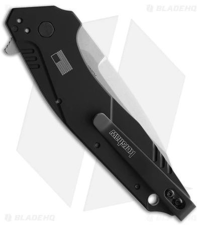 Kershaw Dividend Assisted Opening Knife Black (3" Stonewash 20CV) 1812BLK 2 Kershaw Dividend Assisted Opening Knife Black (3" Stonewash 20CV) 1812BLK - Image 2