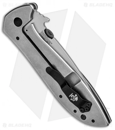 Kershaw Emerson CQC-4KXL D2 Frame Lock Knife (3.9" Stonewash) 6055D2 3 Kershaw Emerson CQC-4KXL D2 Frame Lock Knife (3.9" Stonewash) 6055D2 - Image 3