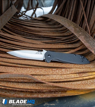 Kershaw Emerson CQC-4KXL D2 Frame Lock Knife (3.9" Stonewash) 6055D2 8 Kershaw Emerson CQC-4KXL D2 Frame Lock Knife (3.9" Stonewash) 6055D2 - Image 8