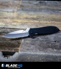 Kershaw Emerson CQC-6K Knife (3.25" Stonewash) 6034 -Kershaw Sales Shop Kershaw Emerson CQC 6K Knife Stonewash 6034 BHQ21426 kp wood web