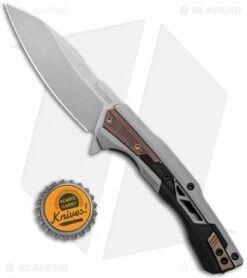 Kershaw Endgame Frame Lock Knife Bronze PVD/GFN (3.25" Stonewash) 2095 -Kershaw Sales Shop Kershaw Endgame FL Bronze PVD GFN SW 2095 BHQ 120534 jr bottlecap