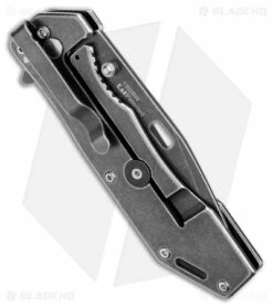 Kershaw Lifter Assisted Opening Flipper Knife (3.5" BlackWash) 1302BW -Kershaw Sales Shop Kershaw Filter FL BlackWash BHQ 176771 jr side