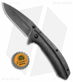 Kershaw Filter Frame Lock Knife Black (3.25" BlackWash) -Kershaw Sales Shop Kershaw Filter FL SS BlackWash BHQ 27380 jr bottlecap 1