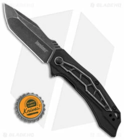 Kershaw Flatbed Spring Assisted Knife Black GFN (3.1" Black SW) 1376 -Kershaw Sales Shop Kershaw Flatbed Spring Assisted Knife Black GFN 3in Black SW BHQ 139778 td size