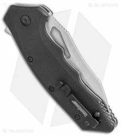 Kershaw Flitch Assisted Opening Knife Black GFN (3.25" Stonewash) 3930 -Kershaw Sales Shop Kershaw Flitch black GFN sw 3930 BHQ 52175 er side