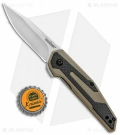 Kershaw Anso Fraxion Liner Lock Knife CF/Tan G-10 (2.75" Stonewash) 1160TAN 7 Kershaw Anso Fraxion Liner Lock Knife CF/Tan G-10 (2.75" Stonewash) 1160TAN -Kershaw Sales Shop Kershaw Fraxion LL Tan 1160TAN BHQ 83150 jr bottlecap