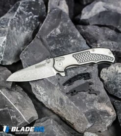 Kershaw Hinderer Agile Assisted Opening Knife (2.75" Stonewash) 1558 -Kershaw Sales Shop Kershaw Hinderer Agile Assisted Opening Knife Stonewash 1558 BHQ 52169 kp rocks web