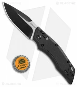 Kershaw Induction Folding Knife Black GFN (3.125" Two-Tone) 1905 -Kershaw Sales Shop Kershaw Induction Black GFN TT 1905 BHQ 34432 jr bottlecap 1