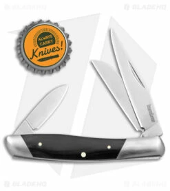 Kershaw Iredale Slip Joint Knife Black Canvas Micarta (2.6" Satin) 4386 -Kershaw Sales Shop Kershaw Iredale SJ Black Canvas Micarta Satin BHQ 139786 jr bottlecap