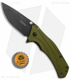Kershaw Knockout Assisted Opening Knife Olive (3.25" Black) 1870OLBLK 7 Kershaw Knockout Assisted Opening Knife Olive (3.25" Black) 1870OLBLK -Kershaw Sales Shop Kershaw Knockout Assited Olive Black 1870OLBLK BHQ 21525 jr bottlecap