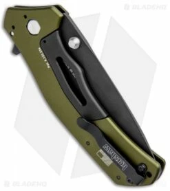Kershaw Knockout Assisted Opening Knife Olive (3.25" Black) 1870OLBLK 6 Kershaw Knockout Assisted Opening Knife Olive (3.25" Black) 1870OLBLK -Kershaw Sales Shop Kershaw Knockout Assited Olive Black 1870OLBLK BHQ 21525 jr side