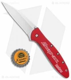 Kershaw Leek Assisted Opening Liner Lock Knife Red Snap On (3" Bead Blast) 7 Kershaw Leek Assisted Opening Liner Lock Knife Red Snap On (3" Bead Blast) -Kershaw Sales Shop Kershaw Leek Assited Opening LL Red Snap On BB KS1660RAT BHQ 99879 jr bottlecap